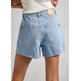 le short femme pepe jeans a-line short uhw stripe