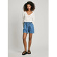 le short femme pepe jeans a-line short uhw cinch