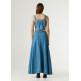 jupe femme  pepe jeans maxi skirt uhw belt