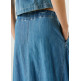 jupe femme  pepe jeans maxi skirt uhw belt