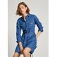 robe femme pepe jeans regular denim dress