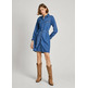 robe femme pepe jeans regular denim dress