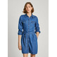robe femme pepe jeans regular denim dress