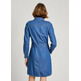 robe femme pepe jeans regular denim dress