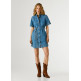 robe femme  pepe jeans denim dress victoria ss