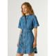 robe femme  pepe jeans denim dress victoria ss