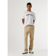 pantalon homme  pepe jeans pull on comfort chino linen