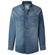 pôle homme  pepe jeans relaxed shirt weston fs dusk b
