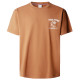 t-shirt homme  pepe jeans coffeet tee