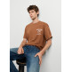 t-shirt homme  pepe jeans coffeet tee