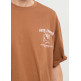 t-shirt homme  pepe jeans coffeet tee