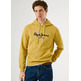 sweat-shirt homme pepe jeans macbeth plain hoodie