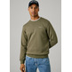 sweat-shirt homme  pepe jeans macbeth small logo plain crew