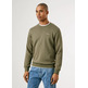 sweat-shirt homme  pepe jeans macbeth small logo plain crew