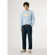 sweat-shirt homme pepe jeans milton crew