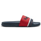 sandale logo latéral homme pepe jeans slider