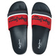 sandale logo latéral homme pepe jeans slider
