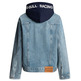 cazadora homme  pepe jeans hooded denim jacket