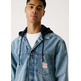 cazadora homme  pepe jeans hooded denim jacket