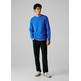 sweat-shirt homme pepe jeans reflect logo crew