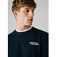 sweat-shirt homme pepe jeans reflect logo crew