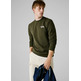 sweat-shirt homme pepe jeans reflect logo crew
