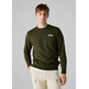 sweat-shirt homme pepe jeans reflect logo crew