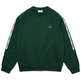 sweatshirt à col rond en molleton de coton homme lacoste