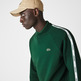 sweatshirt à col rond en molleton de coton homme lacoste