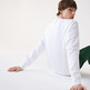 sweatshirt en molleton de coton mélangé uni homme lacoste sport