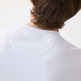 sweatshirt en molleton de coton mélangé uni homme lacoste sport