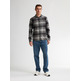 chemise homme petrol industries men shirt long sleeve check