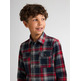 chemise garçon petrol industries boys shirt long sleeve check
