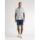 chemise homme  petrol industries men shirt short sleeve aop
