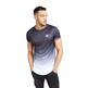 t-shirt homme  siksilkk s/s raglan curved hem