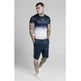 t-shirt homme  siksilk siksilk s/s fade inset tape gy
