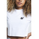 t-shirt femme  siksilk retro box fit crop tee