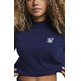 t-shirt femme  siksilk retro box fit crop tee