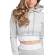 sweat-shirt femme  siksilk siksilk aurora fade cropped ho