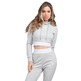 sweat-shirt femme  siksilk siksilk aurora fade cropped ho