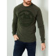 sweat-shirt homme  petrol sweater r-neck