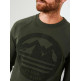 sweat-shirt homme  petrol sweater r-neck