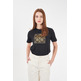 t-shirt femme  yes zee t-shirt donna girocollo, m/c