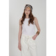 t-shirt femme yes zee top cropped smanicato