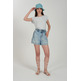 t-shirt femme yes zee t-shirt donna mordiba, girocol