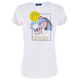 t-shirt femme  yes zee t-shirt donna girocollo, m/c