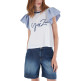 t-shirt femme  yes zee t-shirt donna girocollo, manic