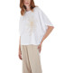 t-shirt femme  yes zee t-shirt donna crop, over