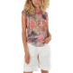 t-shirt femme  yes zee t-shirt donna, stampa sublimat
