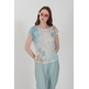 t-shirt femme yes zee t-shirt donna smanicata, stamp